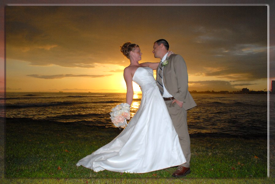 Let me introduce our Sunset Wedding Package featuring Magic Island 
